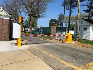 Sea Girt Crash Rated Barrier Install